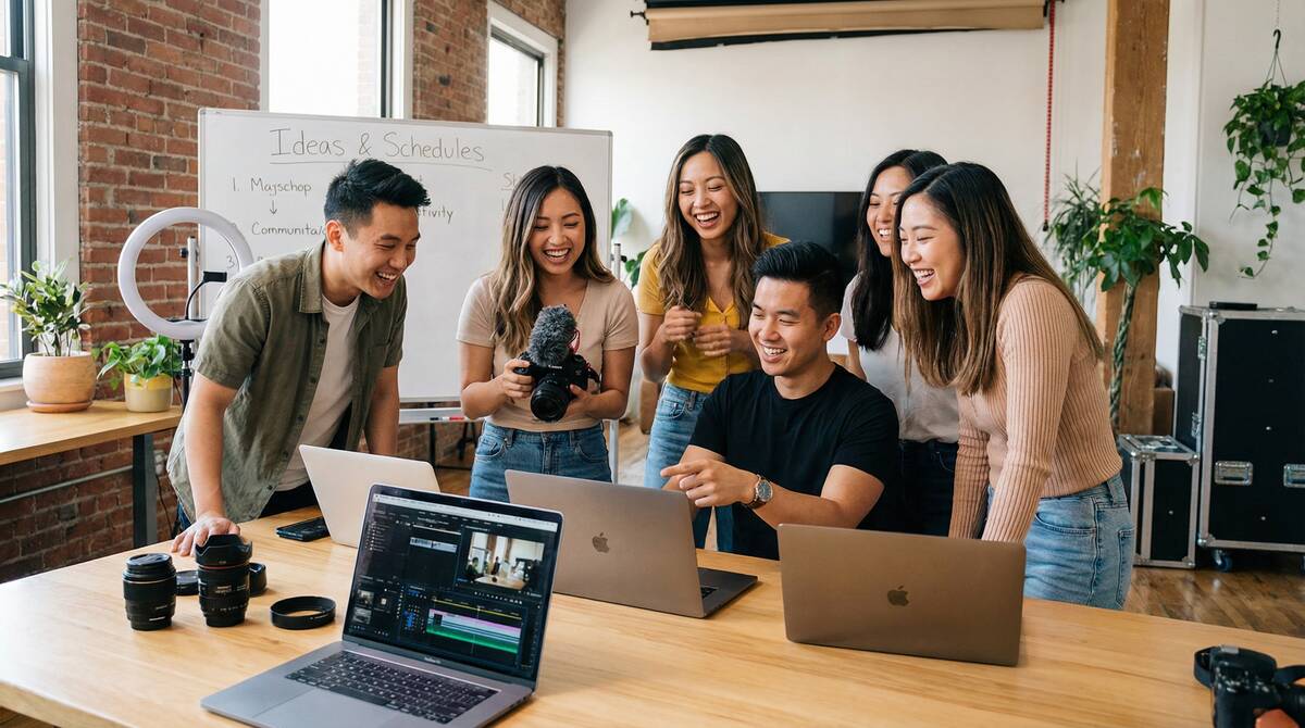 蘑菇视频创作者团队